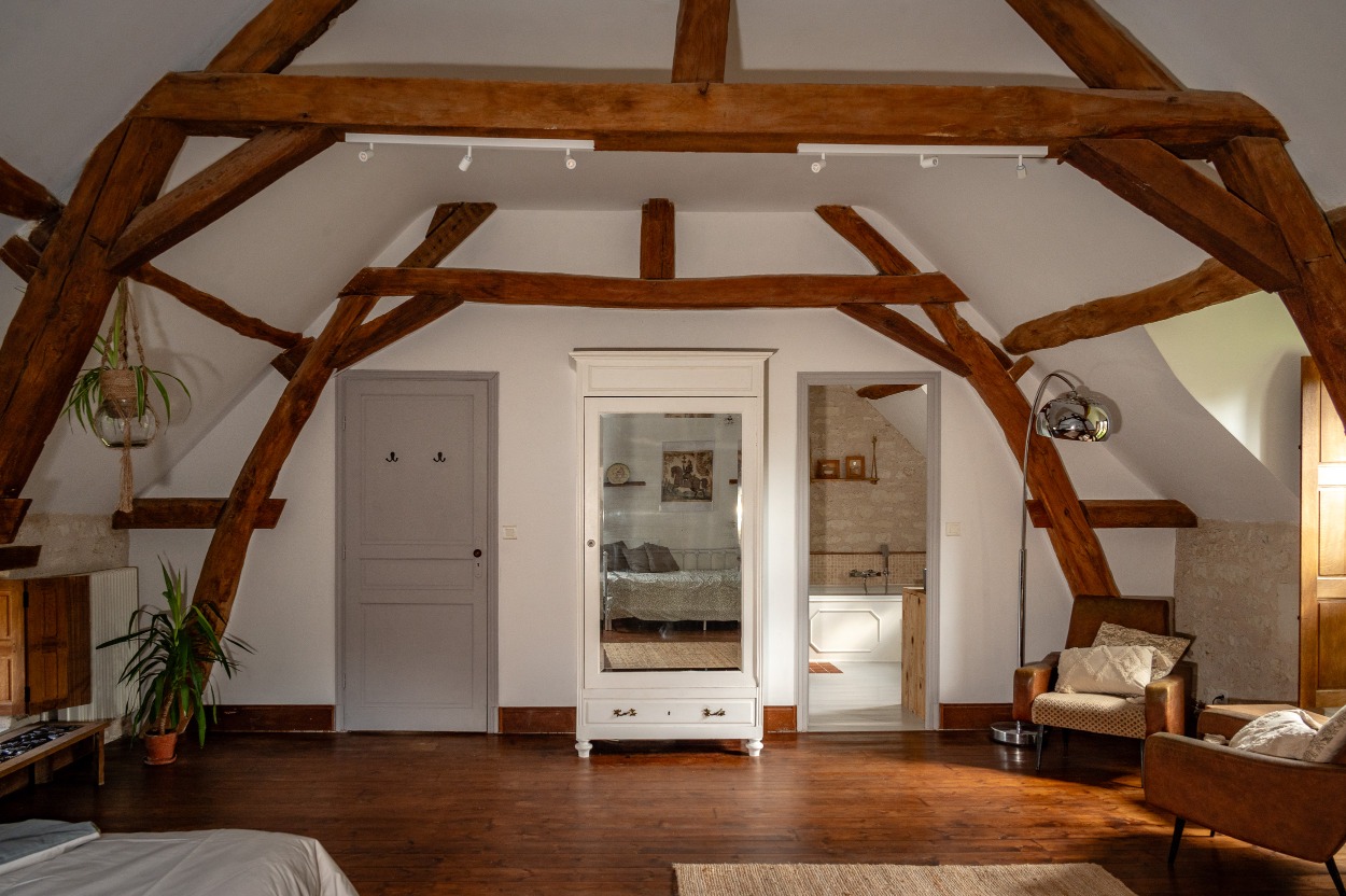 02.BB-Gite-BienViennue-vierpersoonskamer-Foulque-Nerra